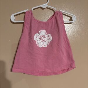 SHEIN Pink Floral Tank Top for Kids